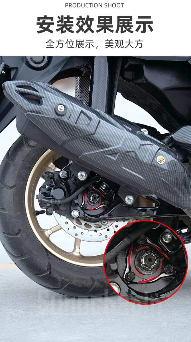 YAMAHA AEROX ACCESSORIES AEROX CNC ARM AXLE WHEEL HUB BEARING HOLDER