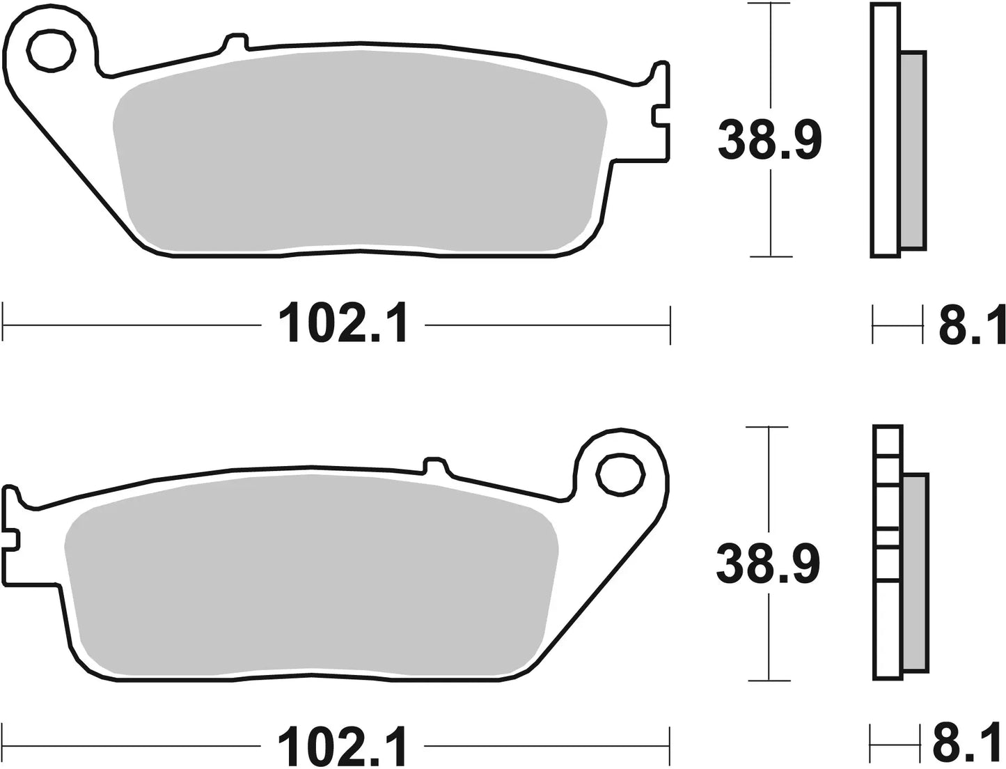 BREMBO SA BRAKE PAD 07HO30SA