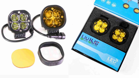HJG 4LED 40W MINI CREE FOG LIGHT WITH HARNESS AND MULTIFUCTION SWITCH
