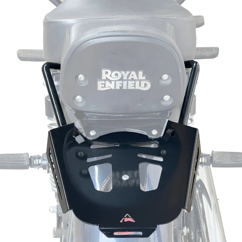 Top Rack with Backrest Adapter for Royal Enfield Meteor 350