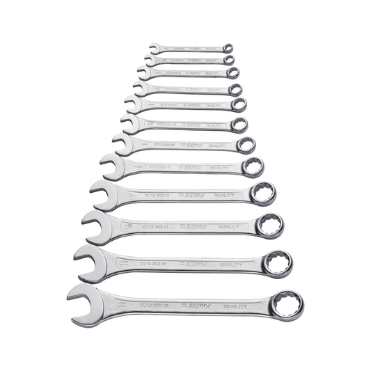Combination wrench assortment, 12 pcs set 6-22mm