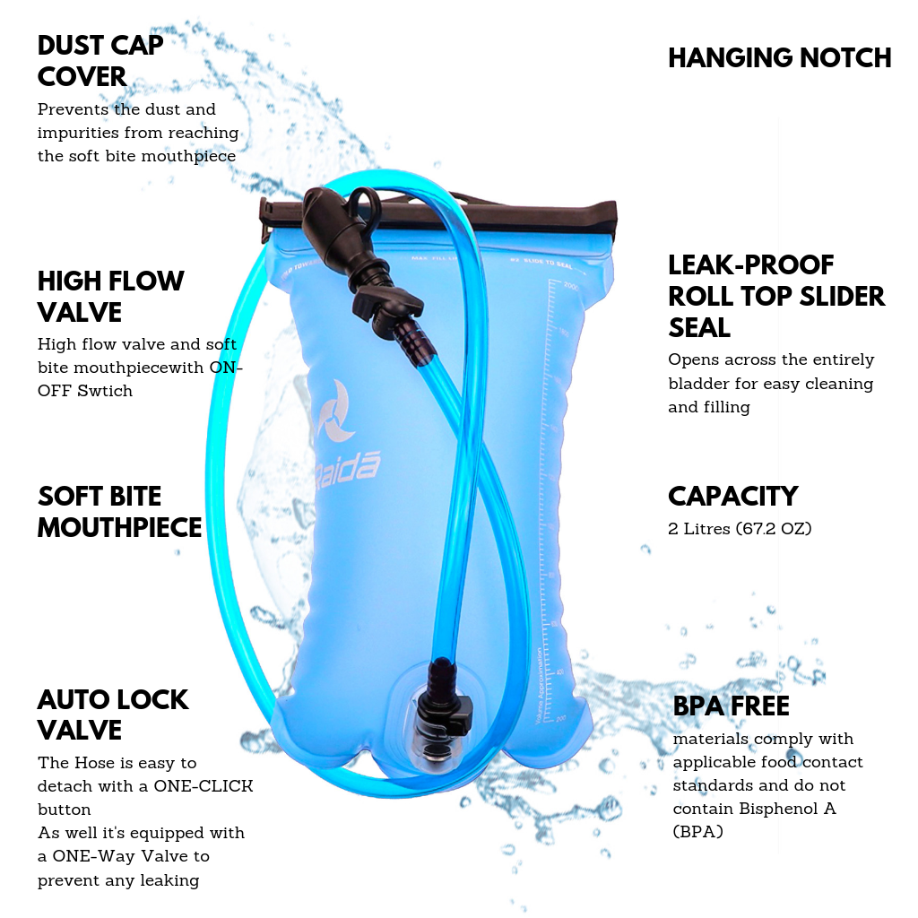 Raida Hydration Bladder 2 Litres