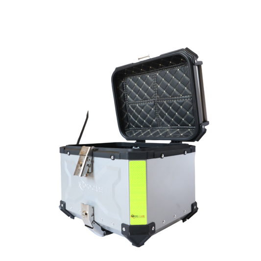 MOTOCARE ALUMINIUM TOP BOX - 45L