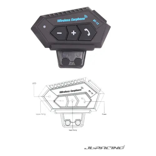 HD Helmet Bluetooth BT12