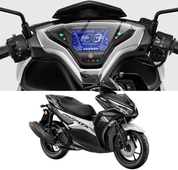 Yamaha Aerox 155 BS6 TFT Instrument Cluster Digital Speed Meter Screen Protector
