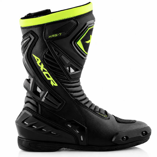 Axor Slipstream pro Riding Boots BLACK NEON GREEN