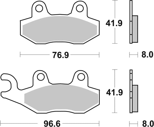 BREMBO SP BRAKE PAD 07SU12SP