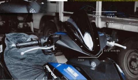 YAMAHA AEROX ACCESSORIES INDIA YAMAHA AEROX BUBBLE TYPE WINDSHIELD VISOR GLASS CLEAR / SMOKE POLY CARBONATE