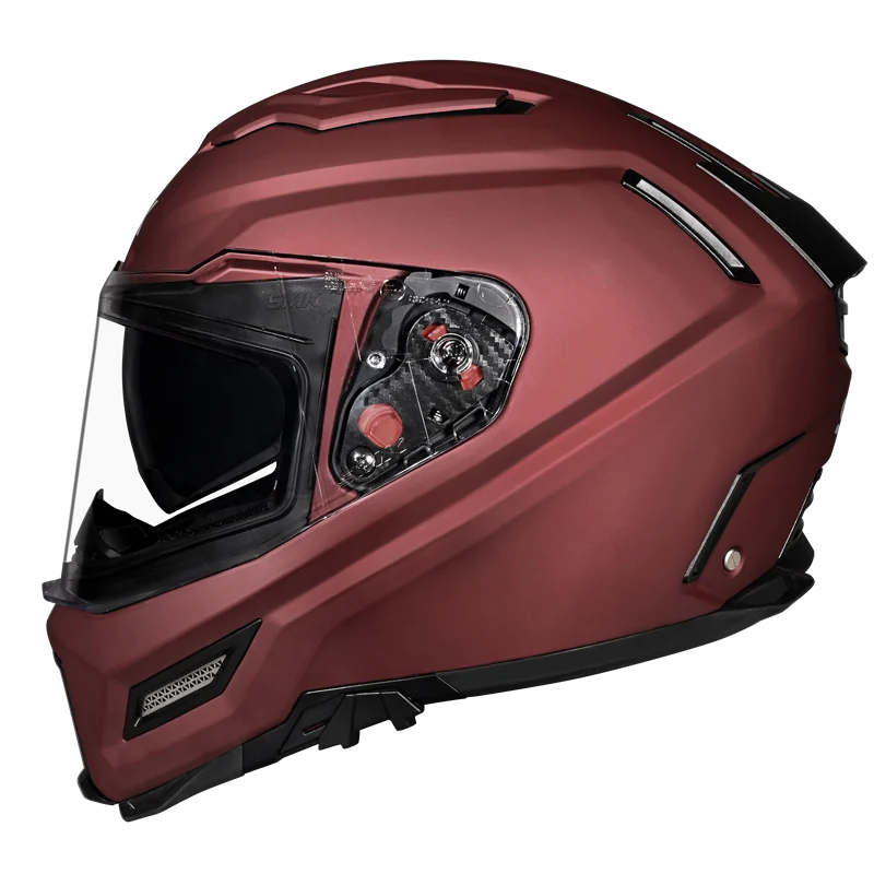 SMK AGNAR SOLID (Wine Red MA 300) Helmet
