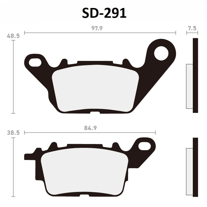DISC BRAKE PAD VESRAH MADE IN JAPAN CERAMIC VESRAH SD-291