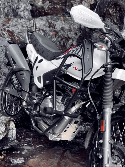 66BHP Xpulse 200 Stark Edition Crash Guard (BLACK) for rally edition