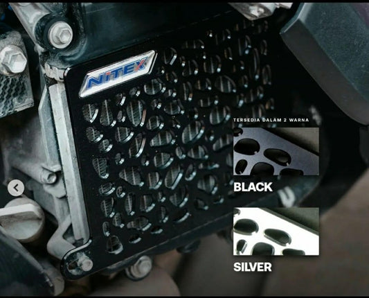 YAMAHA AEROX ACCESSORIES INDIA YAMAHA AEROX RADIATOR GRILL NET CNC ALUMINIUM NITEX