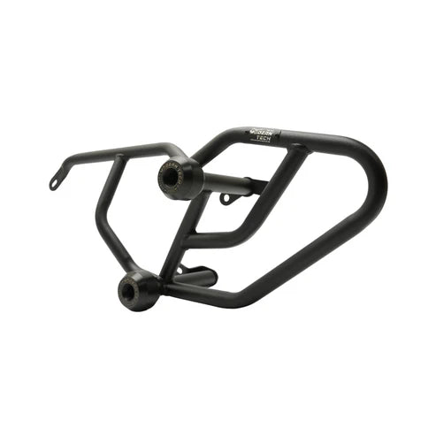 CRASH GUARD – BLACK – NS 200 WITH DUAL SLIDERS