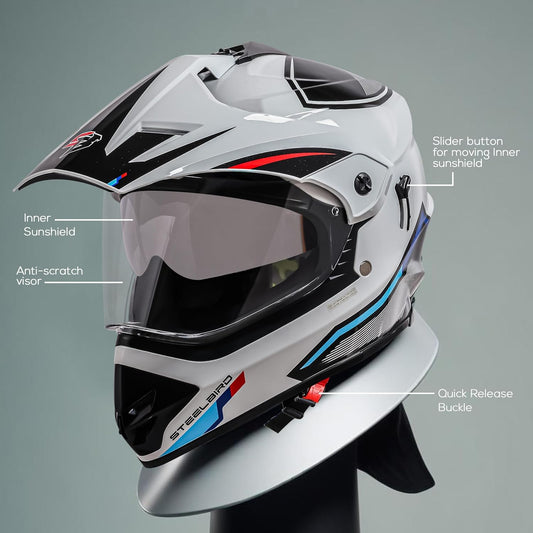 SBH 13 RACER GLOSS WHITE RED