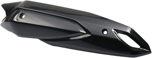 YAMAHA AEROX ACCESSORIES INDIA YAMAHA AEROX EXHAUST SILENCER PLATE COVER CARBON FINISH
