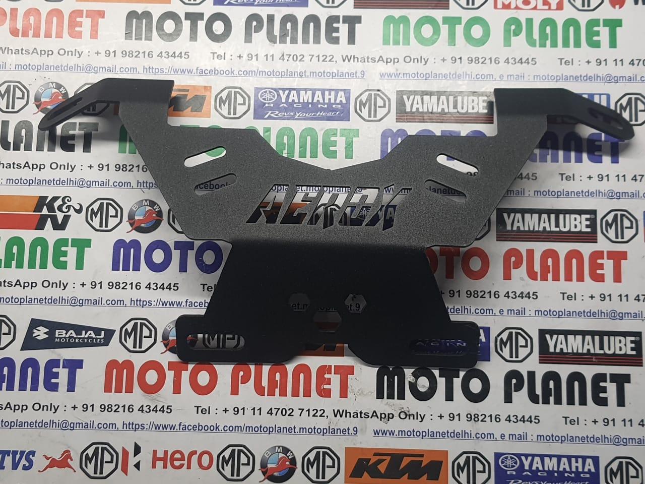 YAMAHA AEROX ACCESSORIES INDIA YAMAHA AEROX FRONT NUMBER PLATE BRACKET FANCY TYPE