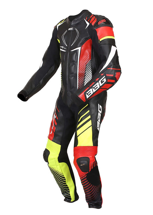 BBG RACE SUIT SUPERRTECH - Black Neon Red