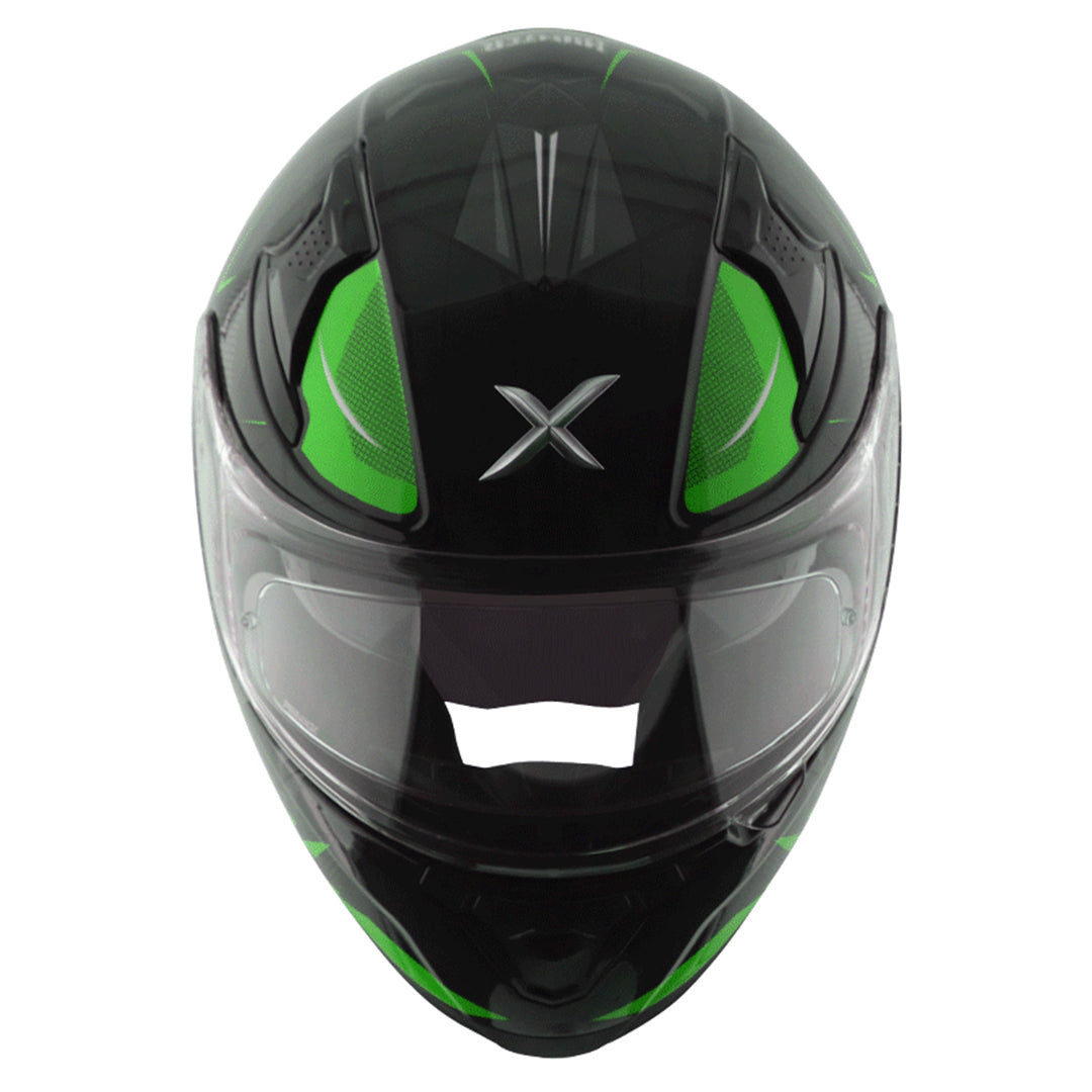 Apex Hunter Helmet BLACK NEON GREEN