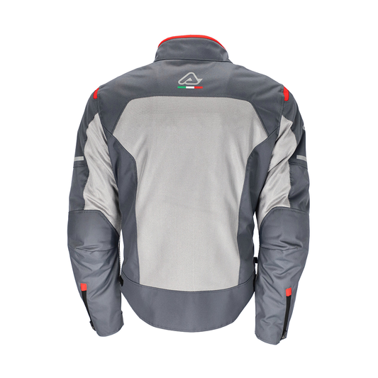 Ruby Jacket - Grey/Red