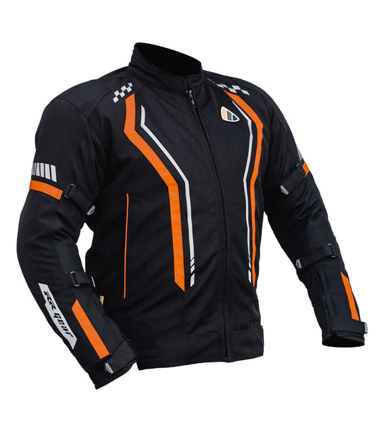 MASCULINE V.2 – BLACK ORANGE JACKET