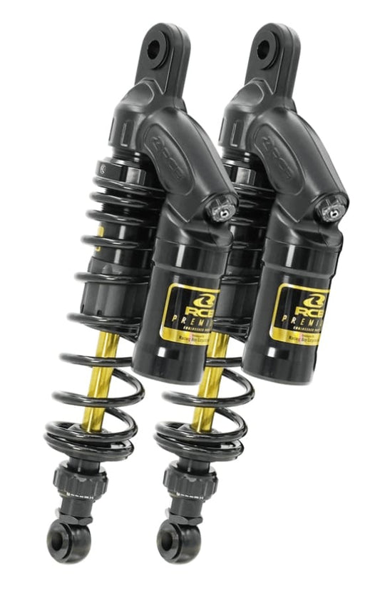 RCB VD SERIES SUSPENSION REAR SHOCK ABSORBER FOR AEROX BLACK GOLDEN 01A0164Z