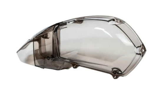 YAMAHA AEROX ACCESSORIES INDIA YAMAHA AEROX AIR FILTER COVER NEMO BRAND CLEAR / SMOKE & CARBON