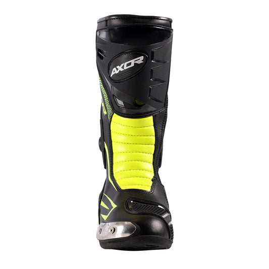 Axor Slipstream Riding Boots BLACK NEON GREEN