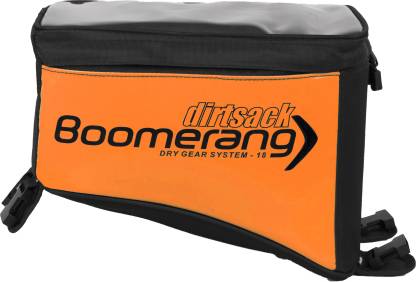 DIRTSACK BOOMERANG BLACK ORANGE TANK BAG