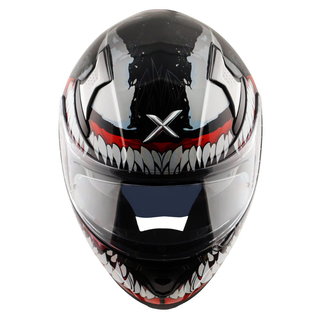 Apex Marvel Venom Helmet Black Red