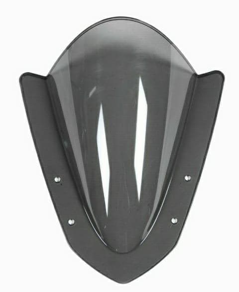 YAMAHA AEROX ACCESSORIES INDIA YAMAHA AEROX BUBBLE TYPE WINDSHIELD VISOR GLASS CLEAR / SMOKE POLY CARBONATE