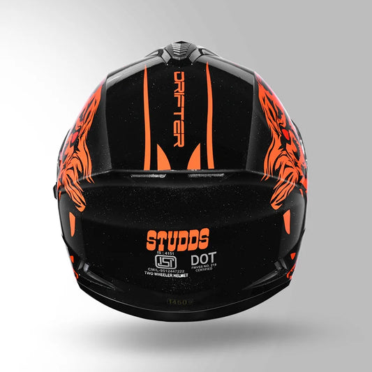 DRIFTER D2 LEOPARD DECOR BLACK & ORANGE
