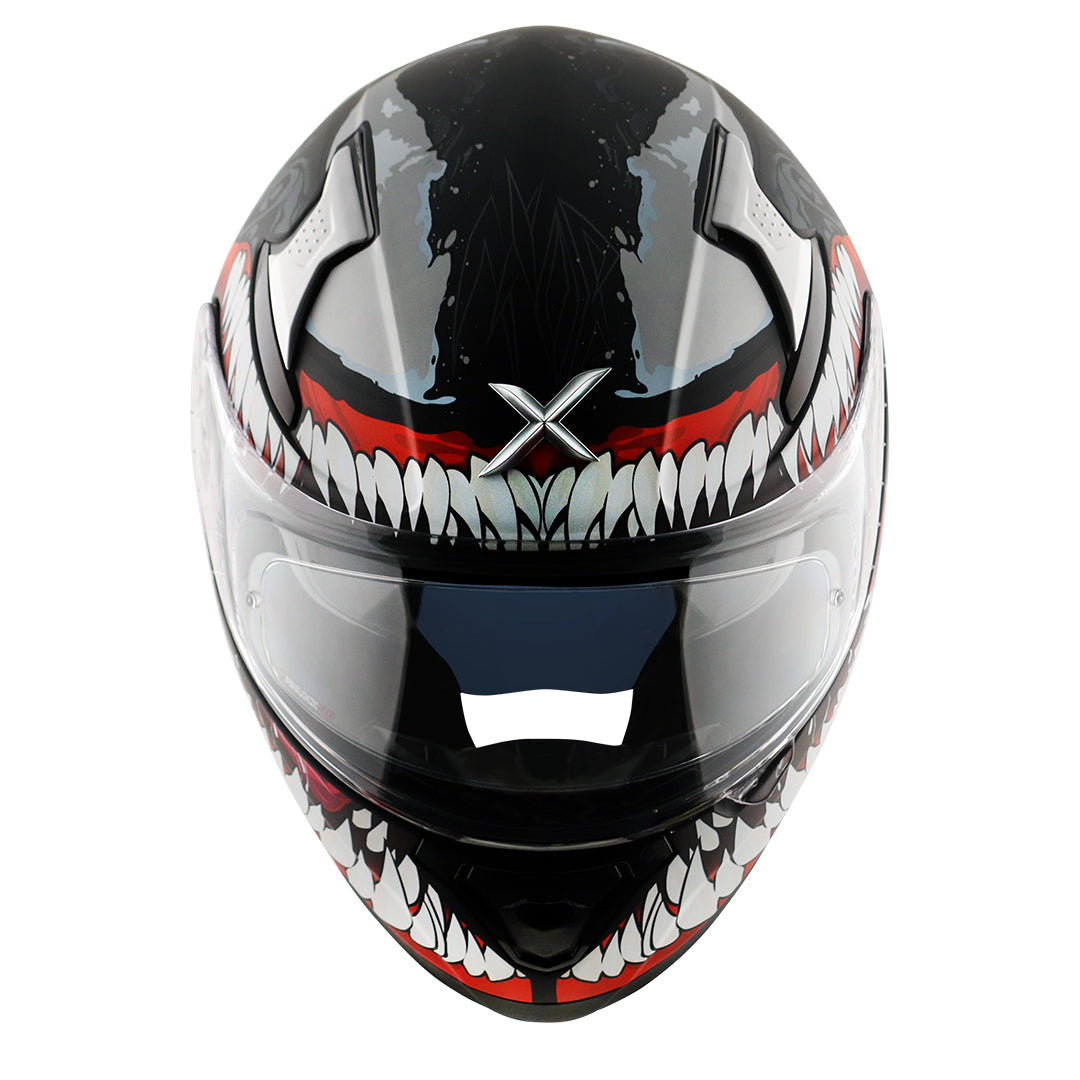 Apex Marvel Venom Helmet Dull Black Red