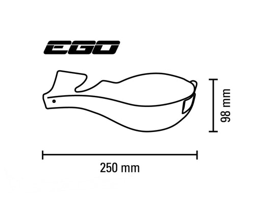 Barkbusters EGO Handguards for Tapered Bars Black (EGO-005-02-BK)