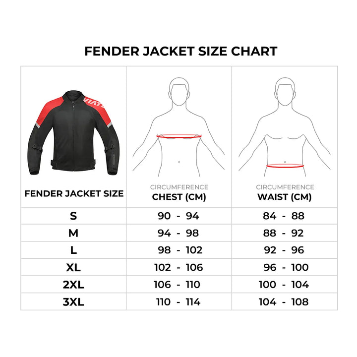 Fender Jacket - Black Red