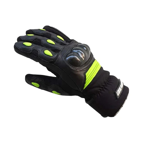 LONE RANGER DRYD WATERPROOF GLOVES BLACK NEON GREEN
