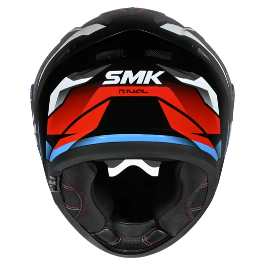 SMK Typhoon Rival(GL213) Gloss black white Red