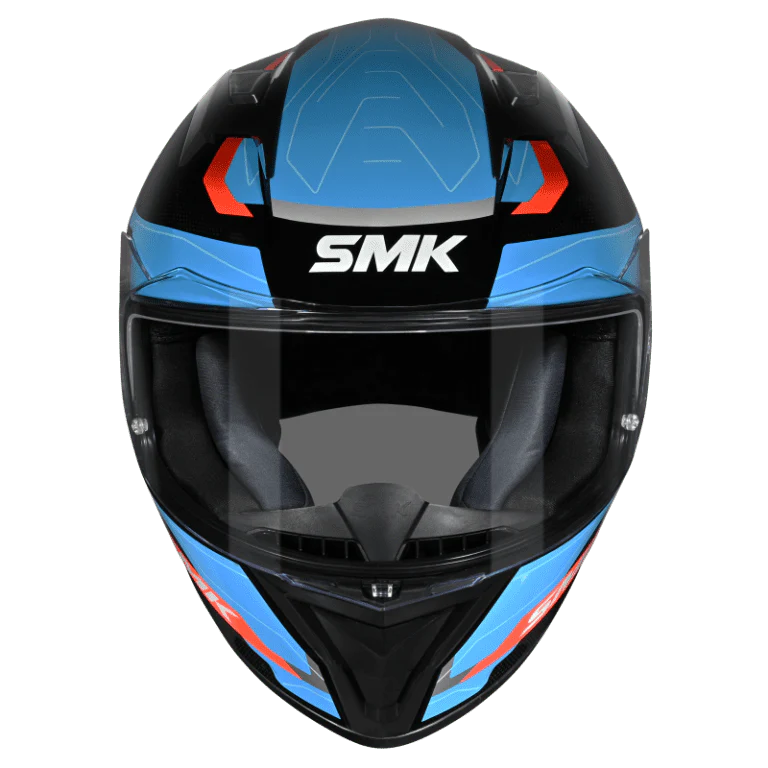 SMK Stellar Sports Flight GL256 Gloss Black Blue Grey