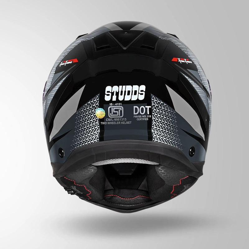 HELIOS D2 CIRCUIT DECOR BLACK & GREY glossy