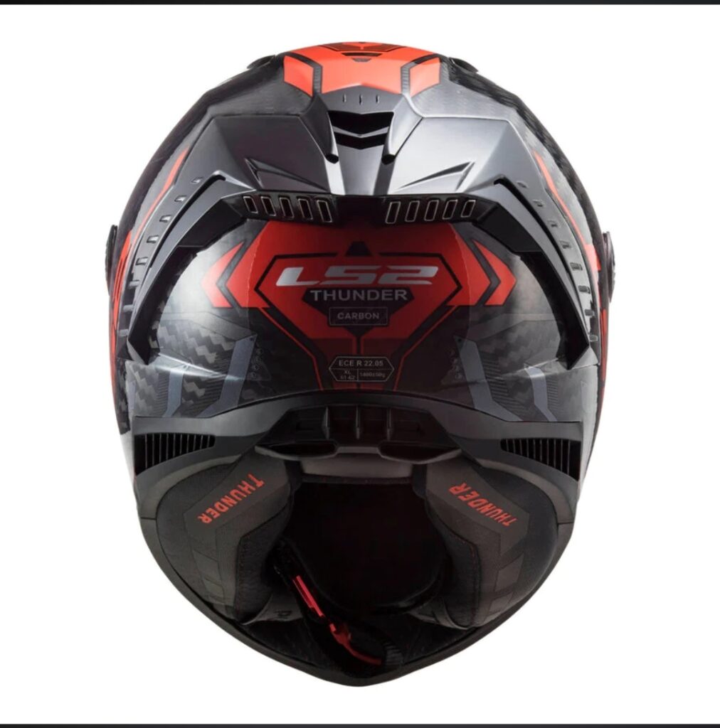 LS2 FF805 THUNDER C SPUTNIK - Gloss Metal Red