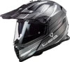LS2 MX436 Pioneer Evo Knight Gloss Titanium White Helmet
