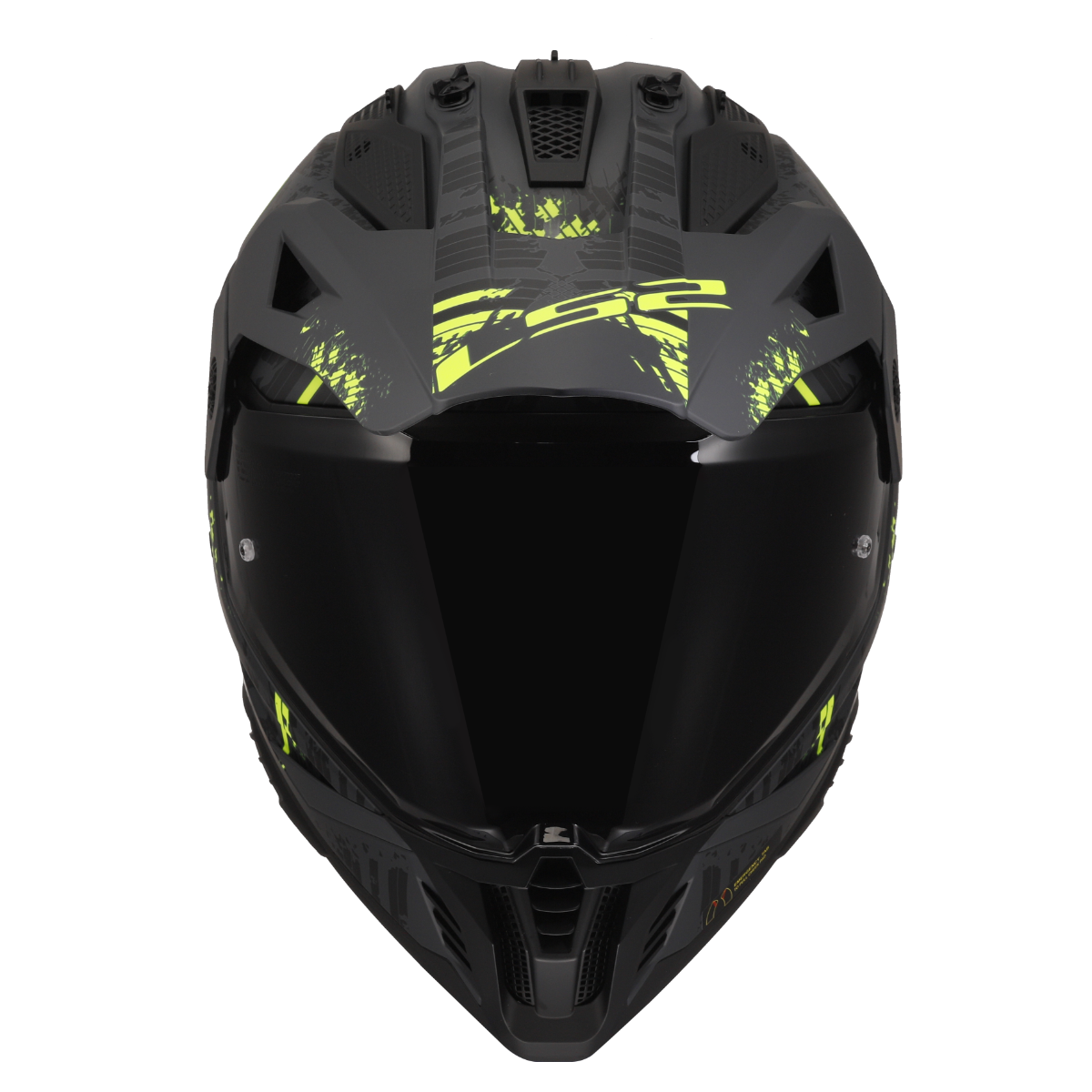 MX436 PIONEER II CRAZY MATT - Black Hi Viz Yellow