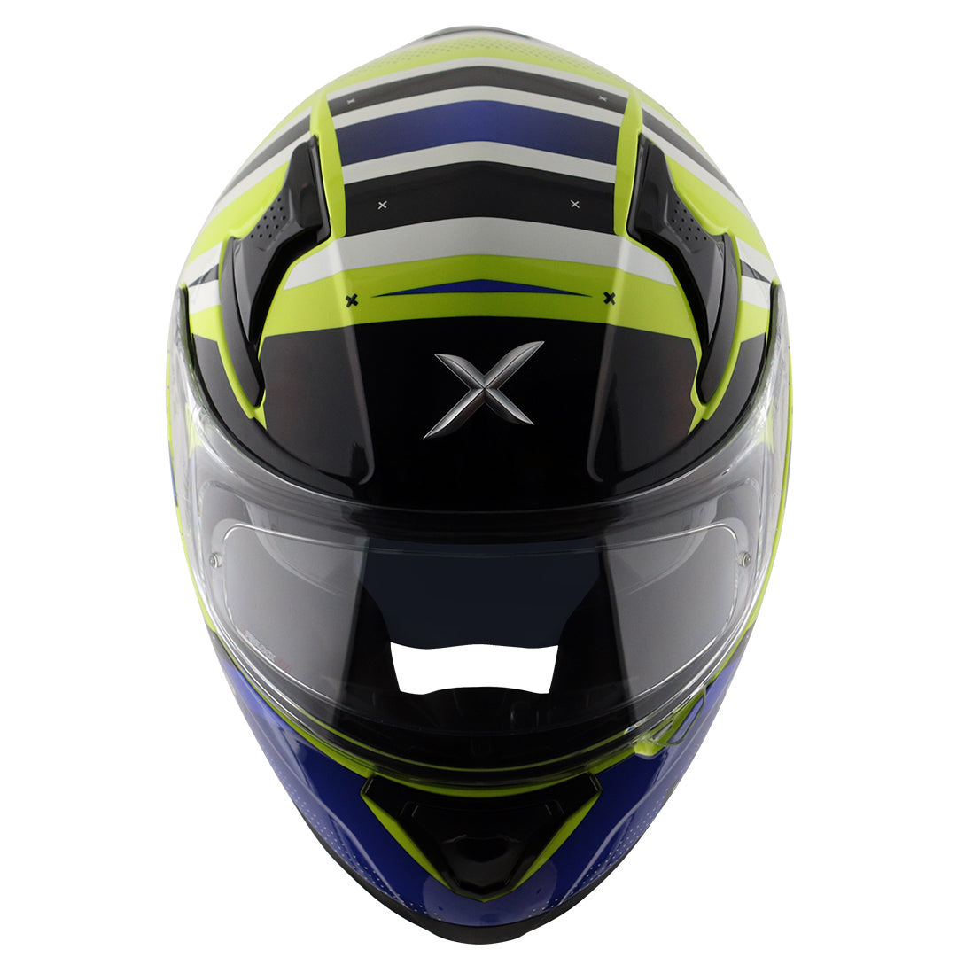 Apex Hex2 Helmet Neon Yellow Blue