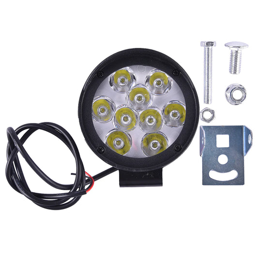 LGP 9LED CAP FOG LAMP WITH UNIVERSAL FIT FOR BIKES