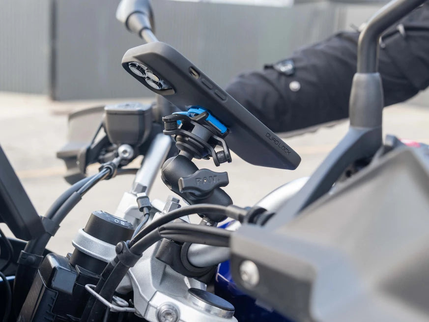 QUAD LOCK:1" Ball Adaptor Motorcycle Kits - iPhone