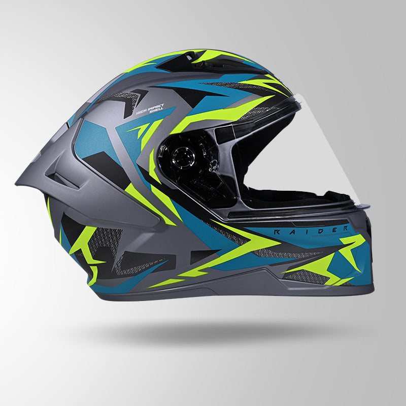 RAIDER SKULPT D1 DECOR MATT GREY & YELLOW