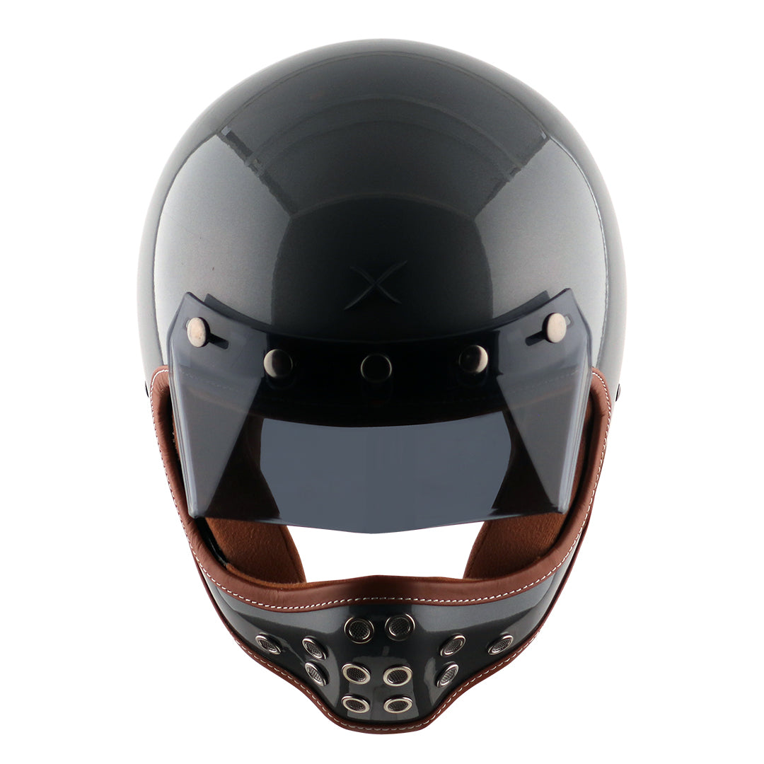 Axor Retro MotoX Helmet Athena Grey