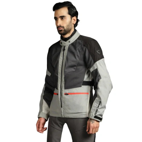 Royal Enfield x Revit Men Sahara Air Grey Riding Jacket