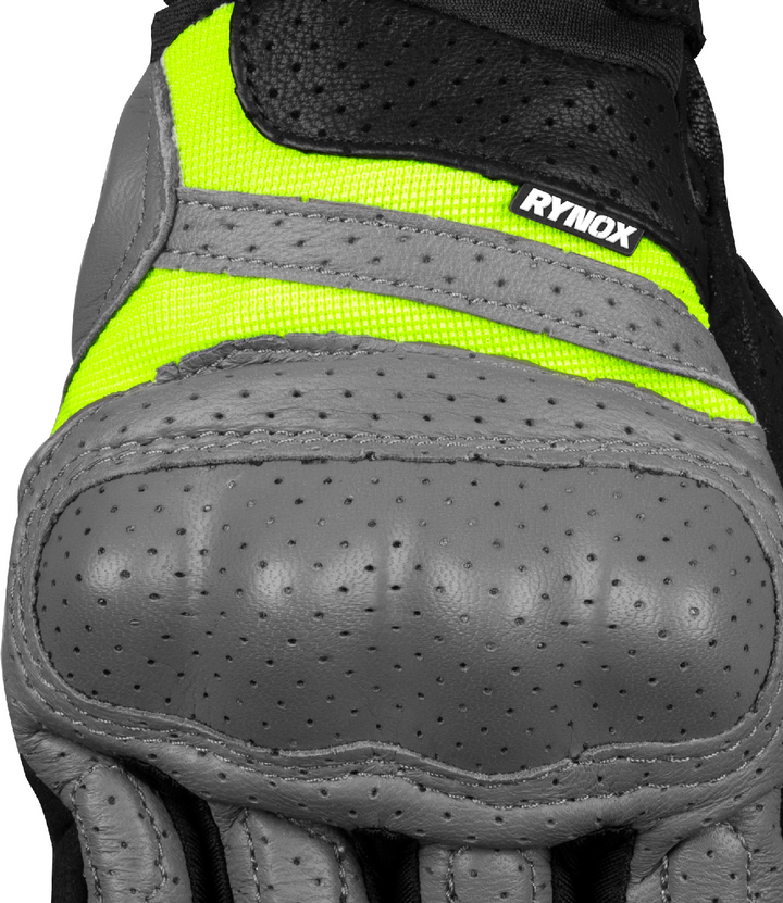 AIR GT SP GLOVES - Grey Hi-Viz Green