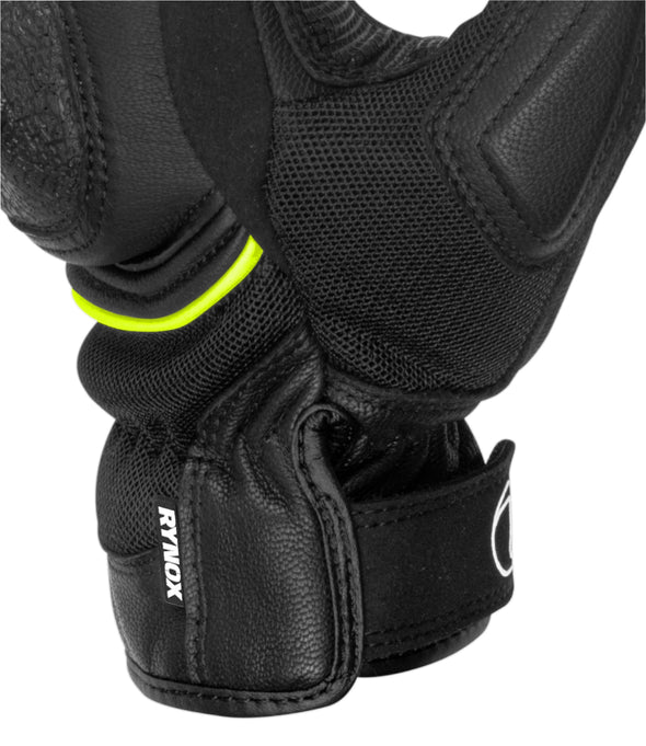 TORNADO PRO 3 GLOVES - Black Hi-Viz Green