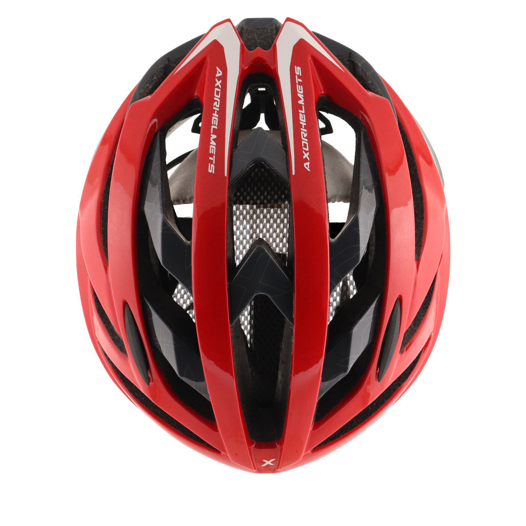 Axor Scoot Bicycle Helmet Black Red Grey